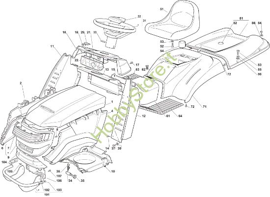 Picture of Carrozzeria EF 102C/18,5H Cat.2011 Trattorino