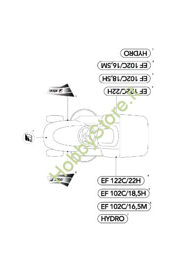 Picture of Etichette (2/2) EF 102C/18,5H Cat.2011 Trattorino