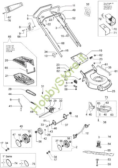 Picture of Esploso (Da giugno '07) LR 53 THX Rasaerba