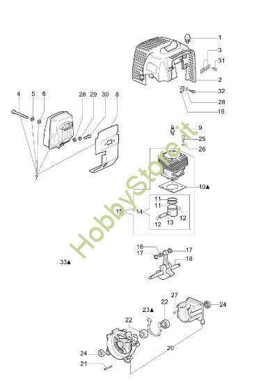 Picture of Motore STARK 4400 T (Euro 2) Decespugliatore