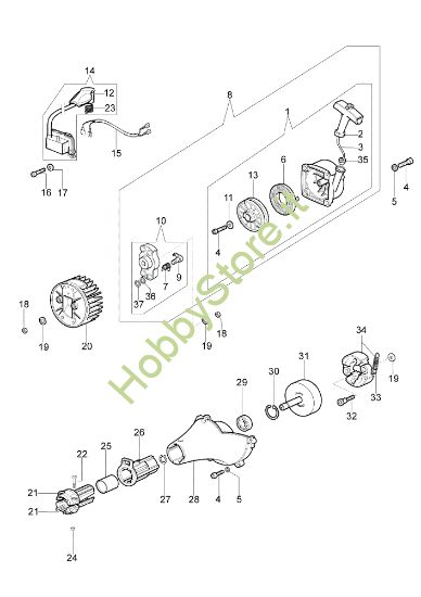 Picture of Avviamento e frizione STARK 4400 T (Euro 2) Decespugliatore