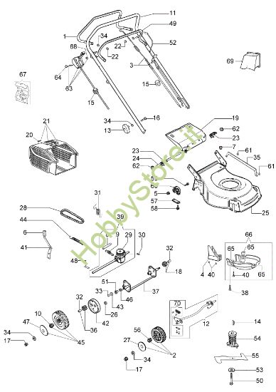 Picture of Esploso LR 53 TK (K650) Rasaerba