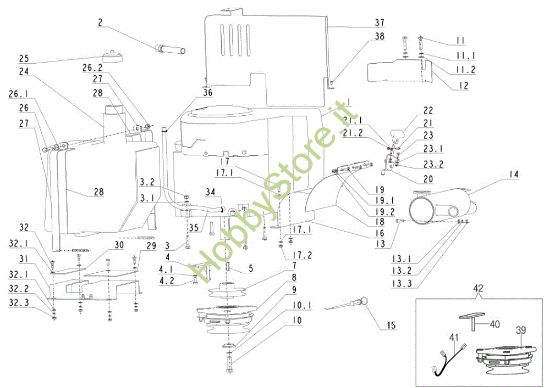 Picture of Motore TUAREG 92 4x4 EVO Cat.2011 Trattorino