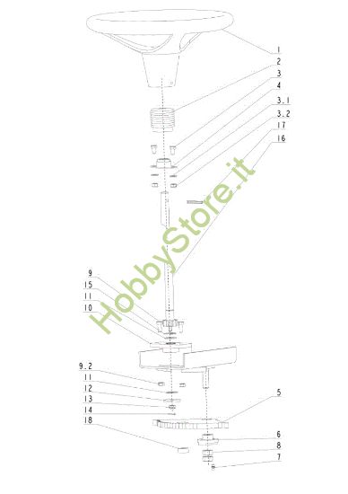 Picture of Sterzo TUAREG 92 4x4 EVO Cat.2011 Trattorino