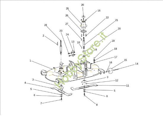Picture of Piatto di taglio (1/2) EF 106J/15,5H Cat.2011 Trattorino