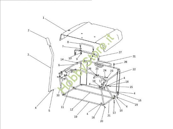 Picture of Sacco raccoglierba EF 106J/15,5H Cat.2011 Trattorino