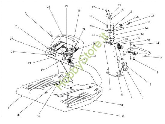 Picture of Cruscotto EF 106J/15,5H Cat.2011 Trattorino