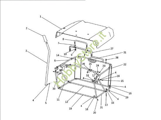 Picture of Sacco raccoglierba EF 106J/16H Cat.2011 Trattorino