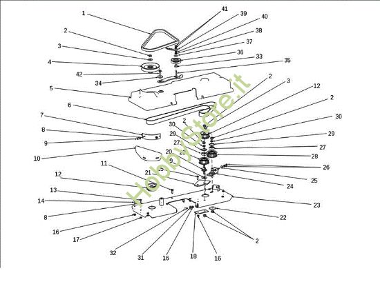 Picture of Piatto di taglio (2/3) EF 106J/18H Cat.2011 Trattorino