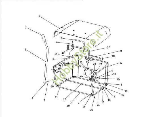 Picture of Sacco raccoglierba EF 106J/18H Cat.2011 Trattorino