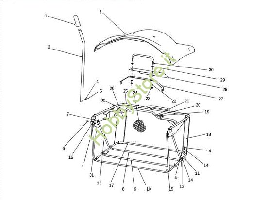 Picture of Sacco raccoglierba EF 106J/24H 4X4 Cat.2011 Trattorino