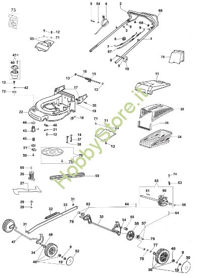 Picture of Esploso AR 48 TK (K650) Rasaerba