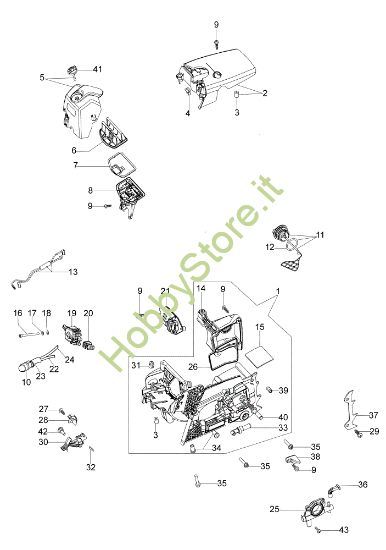 Picture of Basamento MT 440 (Euro 1) Motosega