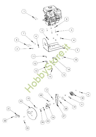 Picture of Esploso 2 BT 3000 Biotrituratore