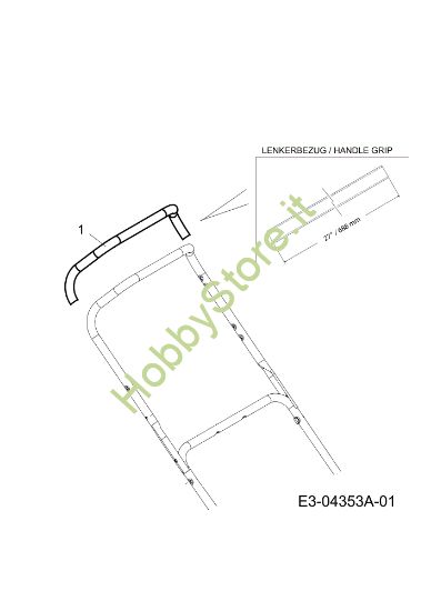 Picture of Protezione manubrio LR 55 VBX 4-IN-1 Cat. 2012 Rasaerba