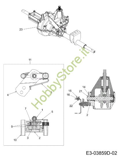Picture of Trasmissione (3/3) KOMMAND 92/13 T Cat. 2012 Trattorino