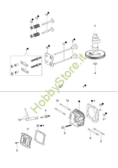 Picture of Testa e valvole LR 48 PK COMFORT PLUS (K500) Rasaerba