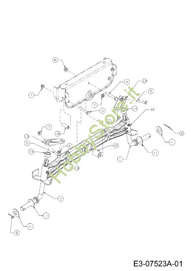 Picture of Assale anteriore KOMMAND 92/16 H Cat. 2012 Trattorino