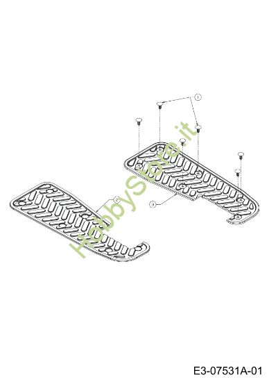 Picture of Pedane KOMMAND 92/16 H Cat. 2012 Trattorino