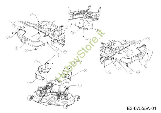 Picture of Protezione cinghie KOMMAND 92/16 H Cat. 2012 Trattorino