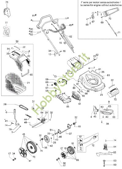 Picture of Esploso LR 53 THX ALLROAD PLUS 4 Rasaerba