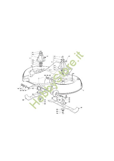Picture of Piatto di taglio (2) EF 101C/16K M Cat.2012 Trattorino