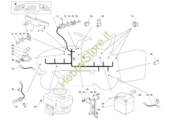 Picture of Parti elettriche EF 102C/18,5H Cat.2012 Trattorino