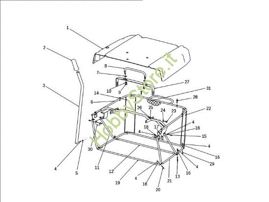 Picture of Sacco raccoglierba EF 106J/16H Cat.2012 Trattorino