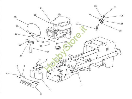 Picture of Motore EF 106J/17,5H Cat.2012 Trattorino