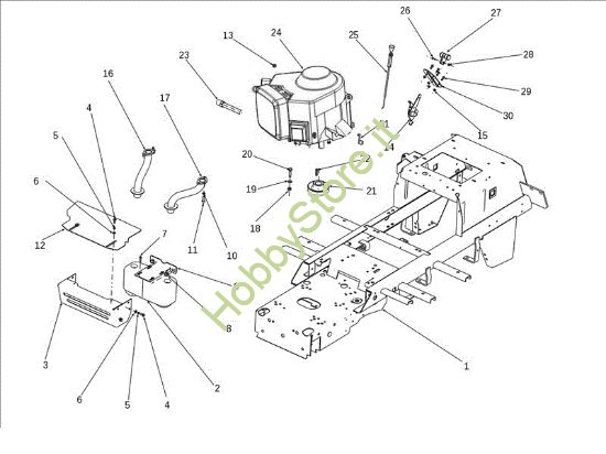 Picture of Motore EF 124J/22H Cat.2012 Trattorino