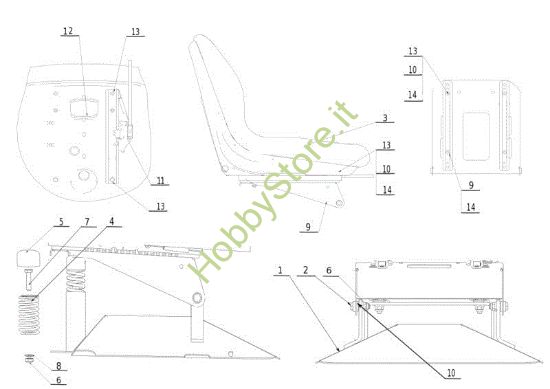 Picture of Cofano (1/2) TUAREG 92 EVO Cat.2012 Trattorino