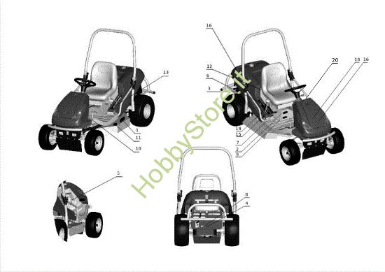 Picture of Etichette TUAREG 92 EVO Cat.2012 Trattorino