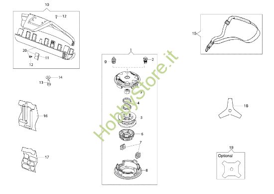 Picture of Accessori DS 2400 S (Euro 2) Decespugliatore