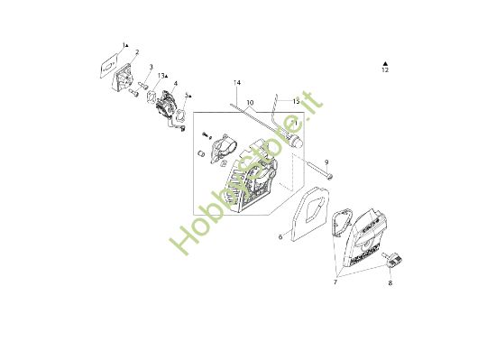 Picture of Filtro aria DS 220 S (EURO 1) Decespugliatore