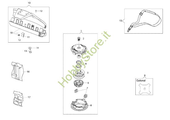 Picture of Accessori DS 220 S (EURO 1) Decespugliatore