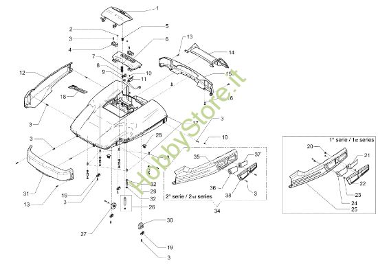 Picture of Gruppo scocca SIRIUS 1200 Robot