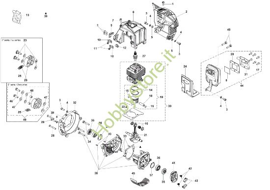 Picture of Gruppo motore TG 2650 XP Tagliasiepi