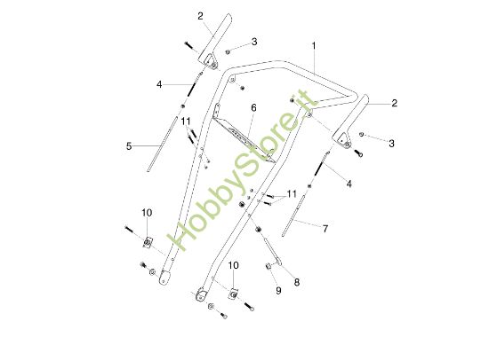 Picture of Manubrio e comandi ARTIK 56 Turboneve