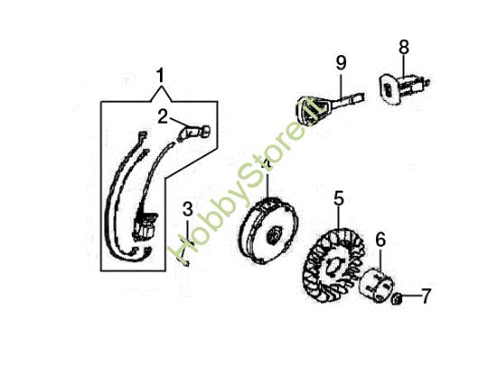 Picture of Volano e bobina ARTIK 56 Turboneve