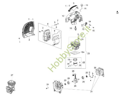 Picture of Motore DS 4300 T Decespugliatore