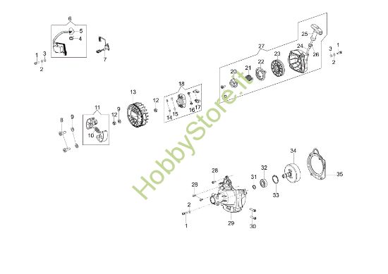 Picture of Avviamento e frizione DS 4300 T Decespugliatore