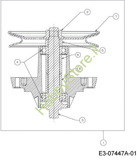 Picture of Supporto lame STORM 108/18,5 H Cat.2013 Trattorino