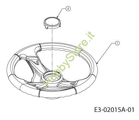 Picture of Volante STORM 108/18,5 H Cat.2013 Trattorino