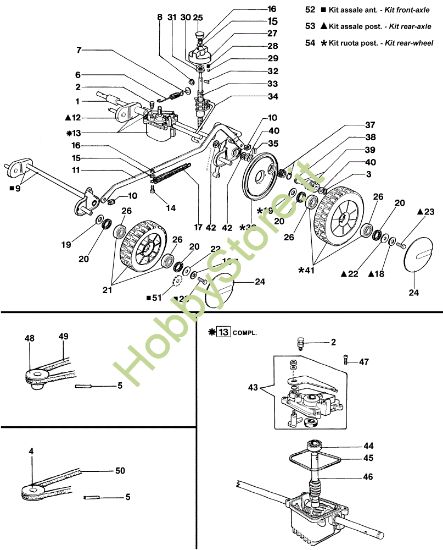 Picture of Gruppo assale MR 534 TKF Rasaerba