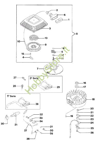Picture of Motore, avviamento e accensione MR 534 TKF Rasaerba