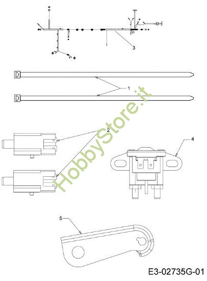 Picture of Schema elettrico (1/2) STORM 97/13 T Cat.2013 Trattorino