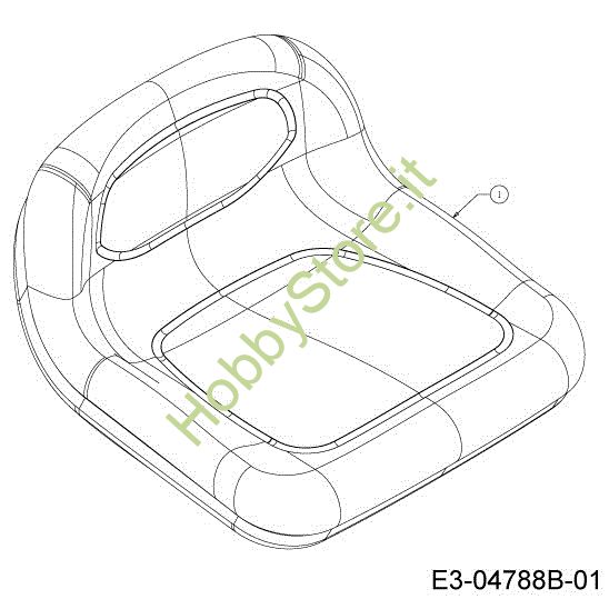Picture of Sedile KOMMAND 80/12,5 T Cat. 2013 Trattorino