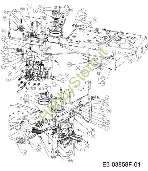 Picture of Trasmissione (1/3) KOMMAND 80/12,5 T Cat. 2013 Trattorino
