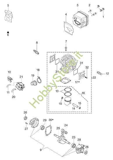 Picture of Motore MT 5200 Motosega