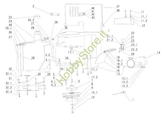 Picture of Motore TUAREG 92 4x4 EVO Cat.2013 Trattorino